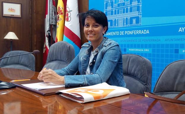 La portavoz municipal de Ciudadanos en el Ayuntamiento de Ponferrada, Rosa Luna.