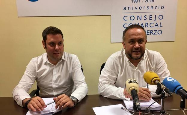 Iván Alonso y Gerardo Álvarez explicaron los principales puntos del pleno./