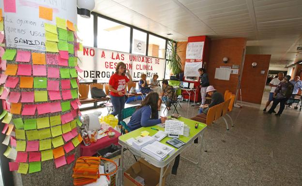 Imagen de archivo del encierro en el Hospital del Bierzo.