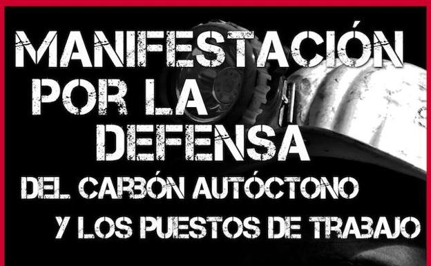 Cartel de la manifestación.