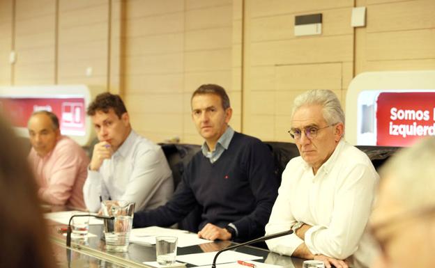 Imagen de la reunión de responsables socialistas en materia de política energética.