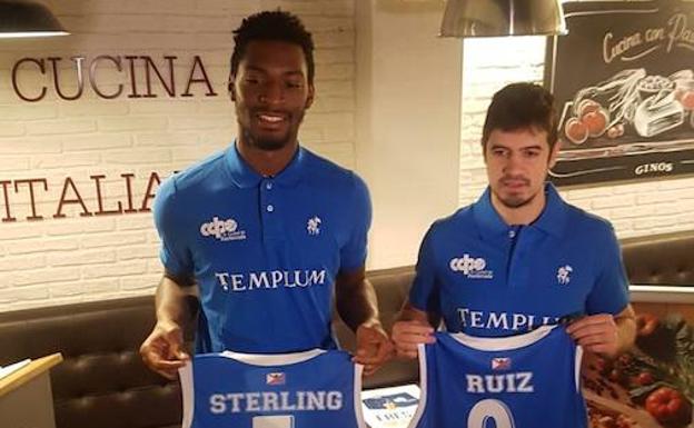 Sterling y Ruiz, durante su presentación./CDP