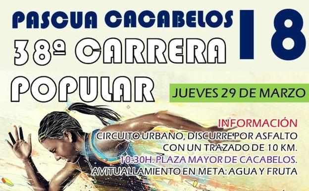 Cartel de la prueba./