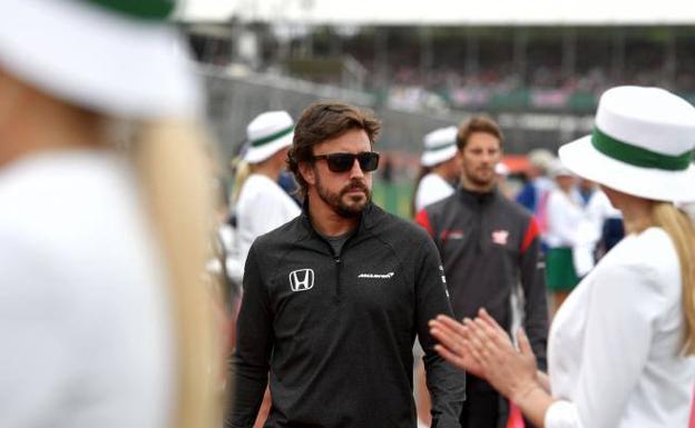 Fernando Alonso, en Silverstone.