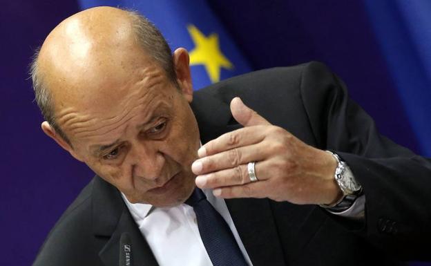 El ministro de Exteriores de Francia, Jean-Yves Le Drian. /EFE