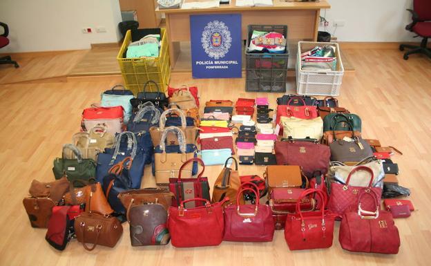 Material decomisado en Ponferrada.