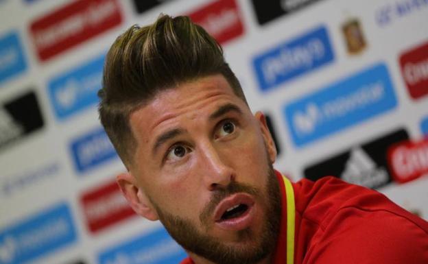 Sergio Ramos, defensa de la selección española. /Reuters
