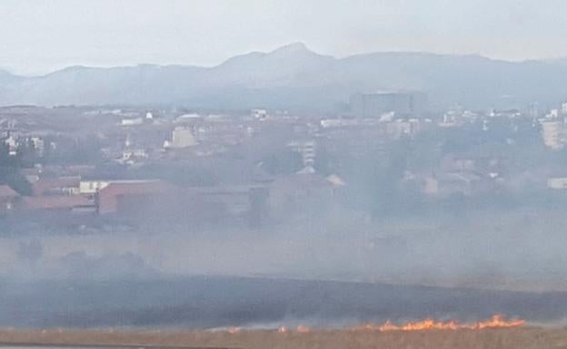 Incendio en la pedanía de Armunia.