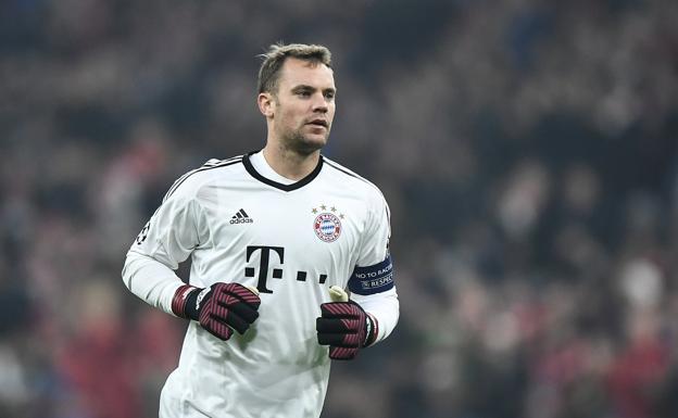 Neuer, en el duelo de la Champions ante el </p><p>. /EFE