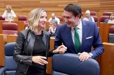 Suárez-Quiñones, en el pleno de las Cortes./Miriam Chacón