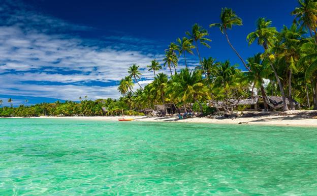 Lugar paradisiaco en Fiji./