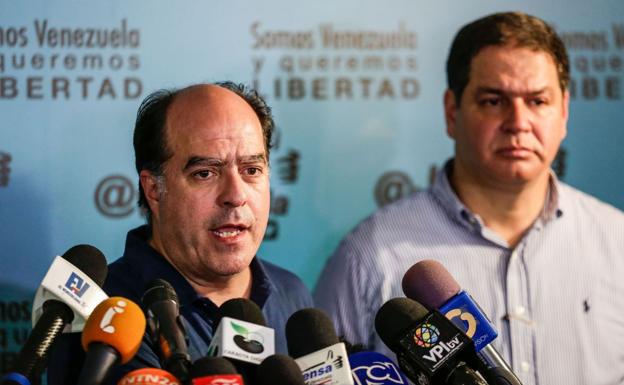 Julio Borges, presidente de la Asamblea Nacional opositora./Cristian Hernández (Efe)