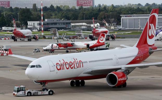 Aviones de Air Berlin./Afp