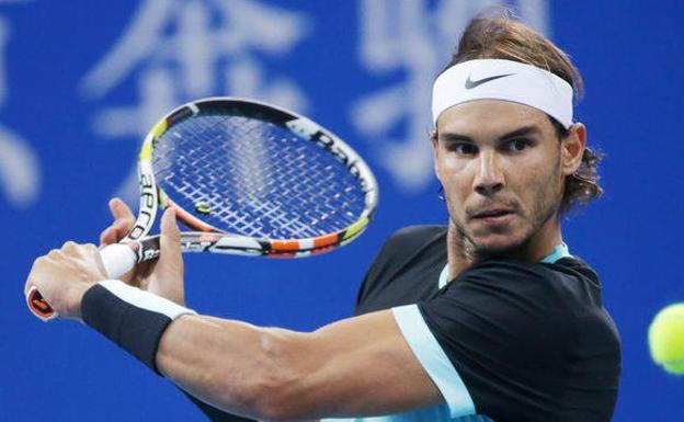 Nadal disputa un encuentro en China./EFE