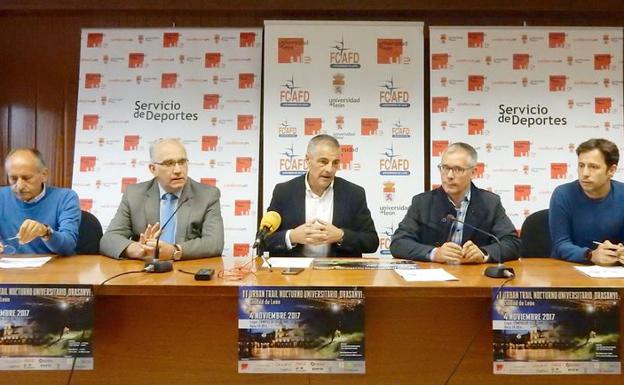 Un instante de la presentación de la prueba./
