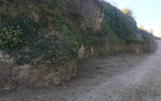 Muralla de Castro Ventosa./