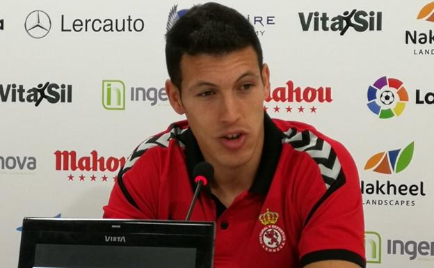 Unai Albizua, en sala de prensa./