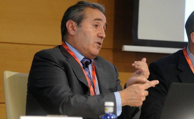 Carlos Rico, durante la Asamblea General de la cooperativa del año pasado./F. Jiménez