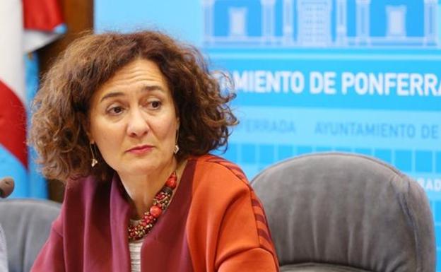 La alcaldesa de Ponferrada, Gloria Fernández Merayo./César Sánchez