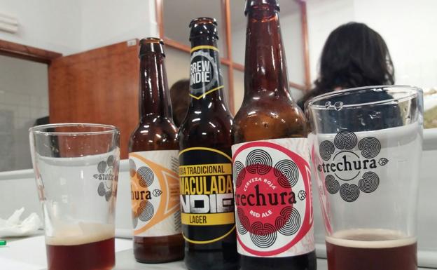 Imagen de algunas cervezas artesanales./