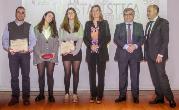 Imagen de los ganadores del primer premio./