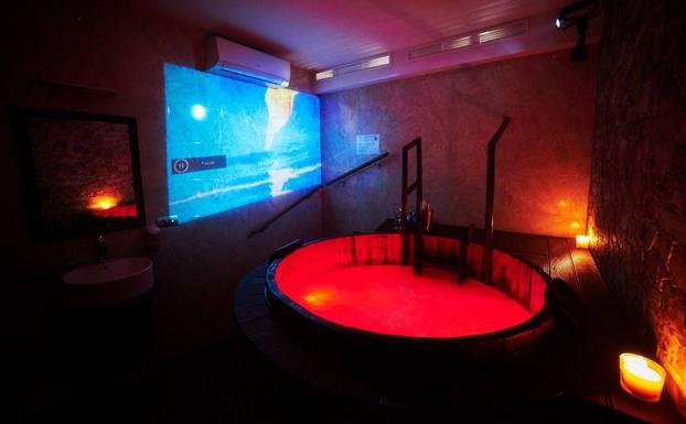 Una de las salas de Sal Relax Wellness./