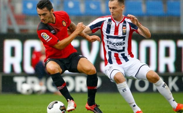Moutinho, en un partido con el Mallorca./