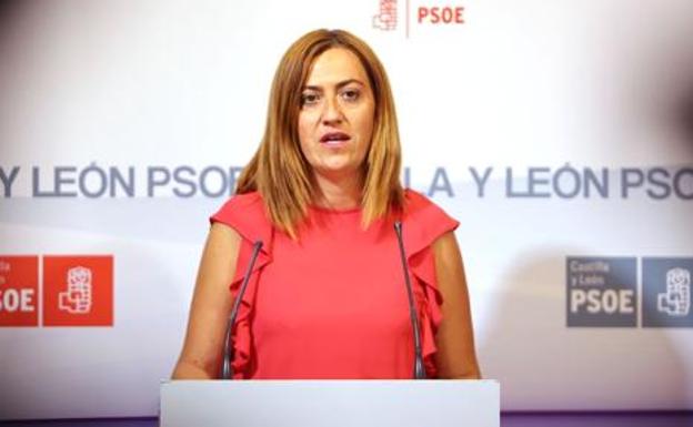 Virginia Barcones, vicesecretaria general del PSOE en Castilla y León./Leticia Pérez