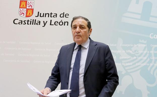 Sáenz Aguado, este lunes, durante su comparecencia./