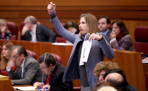 Pablo Fernández, líder autonómico de Podemos./Leticia Pérez