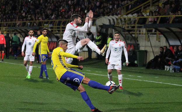 Rodri, en el partido ante el Cádiz./Peio García