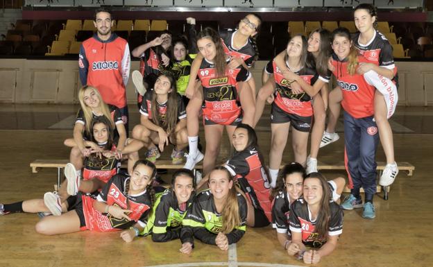 Equipo cadete del Cleba./