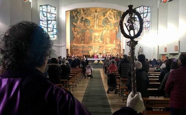 Acto que ha tenido lugar en el interior del templo. /