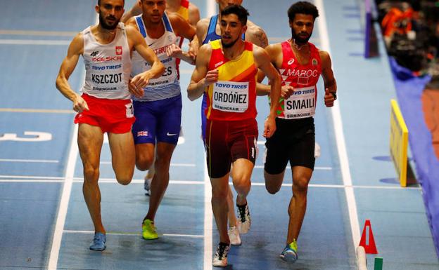 Saúl Ordóñez, en la semifinal del Mundial de Birmingham./EFE