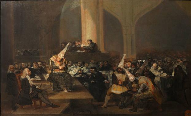 'Auto de fe de la Inquisición', de Francisco de Goya. /Real Academia de Bellas Artes de San Fernando