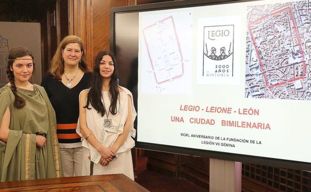 Un instante de la presentación de los actos programados.