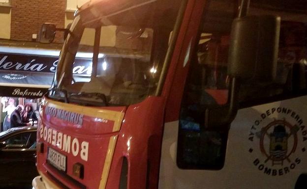 Imagen de una intervención de Bomberos Ponferrada./