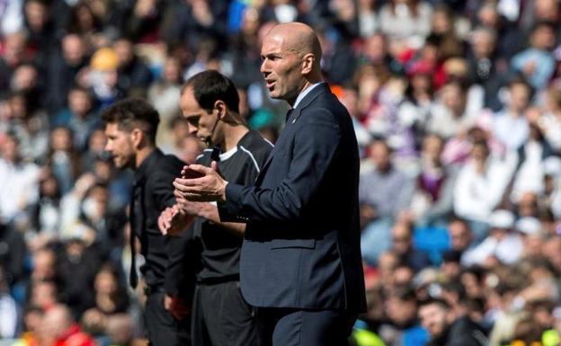Zinedine Zidane, entrenador del Real Madrid. /Afp
