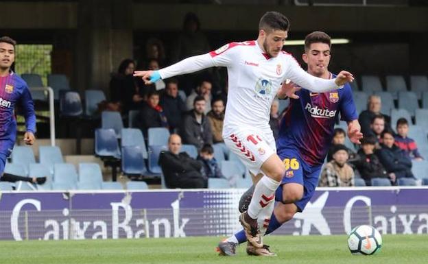 Buendía, en el partido ante el Barcelona B./CyDL