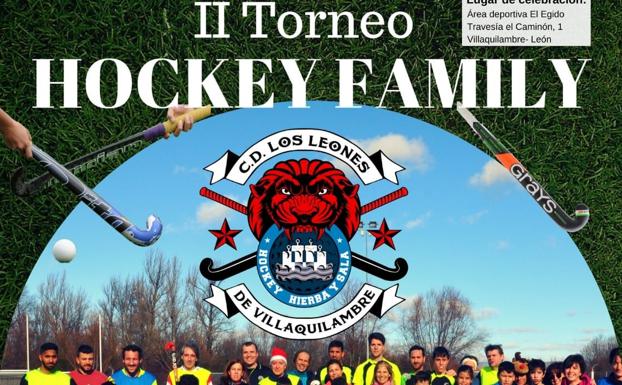 Hockey en familia en Villaquilambre