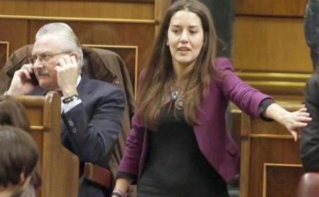 La diputada de UP, Ana Marcello, en el Congreso de los Diputados./
