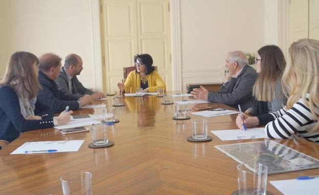 Reunión en la Subdelegación de Gobierno./