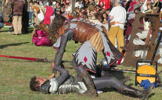 Uno de los momentos de la batalla.