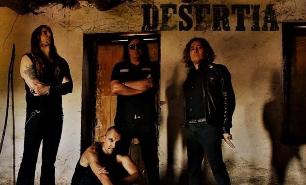 La banda berciana de grunge metal Desertia.