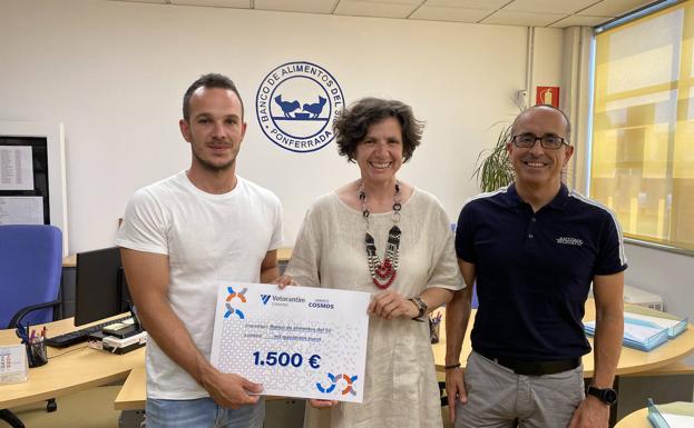 Donación de 1.500 euros al Banco de Alimentos del Sil./