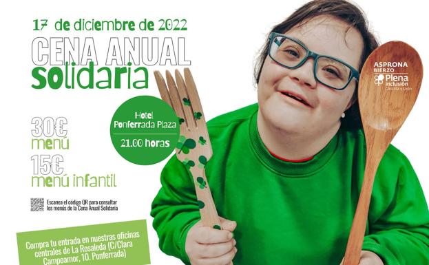 Asprona Bierzo celebra su cena anual solidaria el próximo 17 de diciembre en Ponferrada