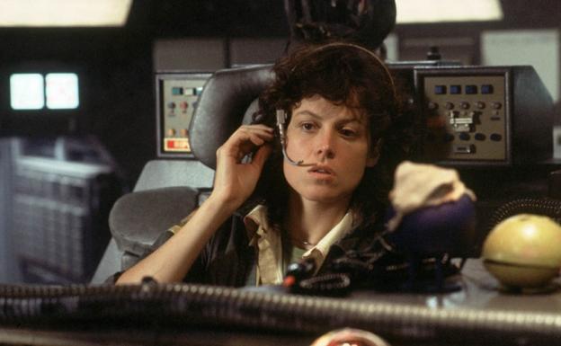 Sigourney Weaver en el primer 'Alien'.
