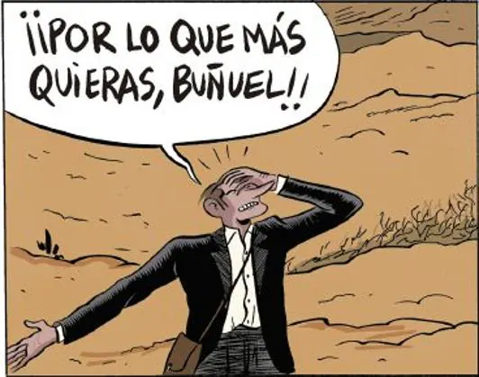 Viñeta de 'Buñuel en el laberinto de las tortugas'. /Reservoir Books