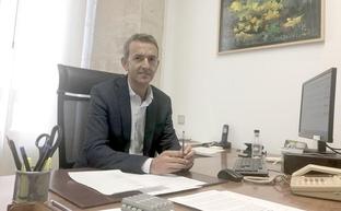Santiago Dorado, en su despacho de la Diputación Provincial de León./