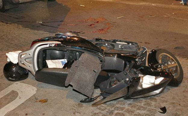 Imagen de archivo tomada tras un accidente en Vigo. /